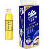金龙鱼稻米油400ml+维达蓝色经典4层200克10卷卫生纸 V4073