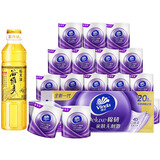 金龙鱼稻米油400ml+维达棉韧4层130克20卷卫生纸 V4666A