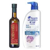 欧丽薇兰星空橄榄油500ml+海飞丝去屑洗发露海洋清新型750G