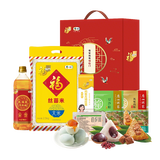福临门油+米+挂面+粽子+咸鸭蛋套装商品（B）
