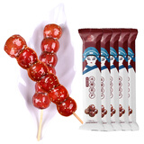 庆吉时 原味冰糖葫芦 350g 5串  山楂 无核无馅 儿童 休闲零食 冷冻食品