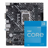 英特尔(Intel)12代酷睿i3-12100F 搭配华硕H610主板  板U套装 CPU+主板套餐 华硕PRIME主板/H610M-K D4 搭配 CPU 12100F 不含集显