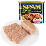 世棒（SPAM）午餐肉罐头黑椒口味340g 早餐火锅烧烤香锅 泡面伴侣户外露营即食