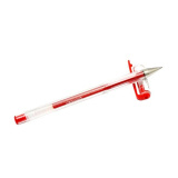 和利金 UM-100 中性笔 0.5mm  0.5签字笔 签字笔 红色 单支装