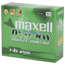 麦克赛尔(Maxell)DVD+RW 4速 4.7G 台产 1片盒装 可擦写光盘