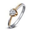 OL�鱦 18K��ɫ����Ȼ��ʯ�������ν�ָ��Ů�䣩  ��