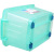 百草园 塑料整理箱收纳箱 衣服杂物储物箱600系列 46L 1个装 绿色