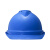 梅思安V-Gard-500ABS豪华超爱戴帽衬V型有孔安全帽施工建筑工地劳保防撞头盔蓝色1顶