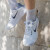 耐克（NIKE）男鞋夏新款SWIFE3 飞线运动鞋透气网面休闲鞋跑步鞋 赤足11/白灰色 40码(内长250mm)