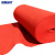 海斯迪克 HKZ-143 一次性加厚地毯 商用婚庆办公室开业展会舞台地毯 红色1×10m 厚5mm 多拍不截断