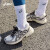 亚瑟士ASICS跑步鞋男鞋越野透气运动鞋抓地耐磨跑鞋 GEL-VENTURE 6 奶白色/灰色 42