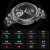天王（TIAN WANG）手表男 2023上新钢带石英镂空手表大表盘黑盘黑带GS51199B.B.B