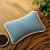 黄河口荞麦枕头颈椎枕荞麦枕100%荞麦壳填充枕芯+纯棉枕套枕头枕套+枕芯 小格子天青蓝 38×62cm-重约4.5斤（成人枕）