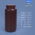 HDPE塑料瓶广口瓶1L1升加厚实验室试剂溶剂瓶分装瓶化学品塑料瓶化工瓶科研塑料瓶 1L-棕色