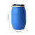 初诗 化工桶 加厚120L法兰桶塑料桶圆形铁箍桶水桶 新料蓝810*510*510mm
