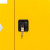 广立顺 防爆柜 锂电池危化品储存柜化学品酒精工业防火安全柜 4加仑黄色