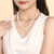 滴水成珠南珠世家北海南珠项链优质中国海水珍珠项链送妈妈母亲节礼物 7.0-7.5mm南珠+14k金灯笼扣