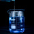 海斯迪克 HKCL-168 玻璃烧杯 耐高温刻度杯低型烧杯 加厚大小刻度量杯 小学科学实验室器材 100ml