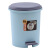 曦巢 垃圾桶家用厨房垃圾桶脚踏式卫生间带盖垃圾桶厨房垃圾桶 带盖8L蓝色