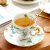 瓷侠客咖啡杯套装欧式小奢华骨瓷欧式下午茶茶具陶瓷英式花茶杯家用精致 茶花 杯碟勺