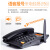 盈信（YINGXIN）插卡电话机无线固话座机 录音移动电信联通4G全网通多版本选择 手机卡家用办公 移动(GSM)版 黑色