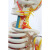 动力瓦特 85CM附神经血管心脏骨骼模型 PVC人体骨架医学教学器材模型
