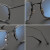 索西克 SOXICK超轻钛加板材眼镜框男超轻方框眼镜架女网上配眼镜可配有度数近视眼镜 8806 条纹（无度数）
