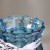 盛世泰堡 北欧玻璃花瓶满天星干花仿真花水培插花容器客厅玄关餐厅装饰摆件钻石款18cm