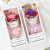 暖橙耀耀康乃馨玫瑰香皂花礼盒创意实用女生生日毕业礼品母亲节礼物送妈妈 水晶草（紫色）玫瑰