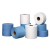 无尘纸蓝白色工业擦拭纸一次性实验室用大卷无纺布吸油吸水500片 白色(12.5*37厘米)500张/卷