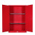 广立顺 防爆柜 锂电池危化品储存柜化学品酒精工业防火安全柜 45加仑红色