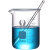 兰诗（LAUTEE）SY2003 高硼硅玻璃烧杯 耐高温  刻度杯化学实验烧杯 600mL（2个）