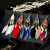 PAMELA金属感复古少数民族耳环波西米亚风饰品怀旧宫廷长款流苏羽毛耳饰 红色
