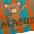 拉拉波波2024新款小熊印花时尚撞色条纹购物袋商场同款休闲LBDA-WFBH11 橙色 F