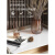 圣多堡意式床头柜卧室家用简约现代床边柜储物收纳柜全实木岩板简易整装 米白色50长40宽50高 全实木