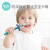 可优比（KUB）儿童乳牙刷软毛超细1-2-3-6岁婴幼儿1岁半宝宝360度牙刷粉色