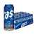 凯狮凯狮CASS啤酒 韩国原装进口 清爽原味醇爽淡爽黄啤酒炸鸡啤酒聚会 经典蓝罐 500mL 24罐