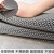 沃得斐 塑料防滑地垫pvc镂空地毯网格防水酒店泳池脚垫 加密加厚灰色（15米）