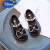 迪士尼（Disney）女童鞋子公主小皮鞋2024夏季新款软底洋气英伦风女孩宝宝儿童单鞋 黑色升级版 32码/内长20.1cm