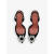 AMINA MUADDI 618女士BEGUM水晶装饰露跟绸缎浅口鞋 BLACK 36.5 EU