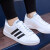阿迪达斯 （adidas）男鞋板鞋男 2024夏季新款运动鞋低帮滑板鞋透气小白鞋休闲鞋子男 EE7904/皮面/黑白 40.5