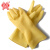 威蝶（WEIDIE） 乳胶手套  工业橡胶手套  加厚牛筋耐酸碱耐磨耐用防滑防水 黄色 S码