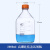 蜀牛 透明茶棕色高硼硅玻璃蓝盖试剂瓶密封瓶带刻度螺口丝口蓝盖瓶 高硼硅透明2000ml