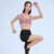 骆驼（CAMEL）运动文胸跑步瑜伽健身内衣女款针织背心 A7S1QL9117 藤萝紫 L