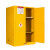 艾科堡工业安全柜GA/T73双锁双控化学腐蚀品存放易制毒防爆柜 60加仑 黄色