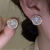 一竹春珍珠耳钉女2023年新款潮小众设计高级感轻奢气质耳饰法式复古耳环 珍珠耳钉