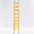京顿梯子绝缘梯折叠人字梯伸缩直梯关节梯电力工程梯玻璃钢爬楼梯3米（展开6米）