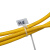 天旭尼龙标牌扎带标签标识理线带吊牌捆扎带送记号笔一支4×150mm橘黄色 250条/包 1包