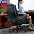 黎明 老板椅办公椅实木脚大班椅皮椅升降转椅电脑椅JSM-06