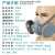 宝顺安防毒面具防工业粉尘油烟有机酸碱性有害气体异味喷漆椰壳活性炭 3401+2301 中号M